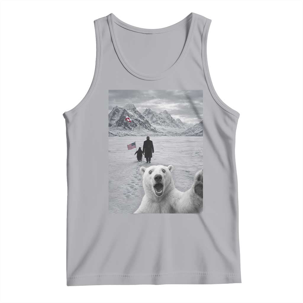 Nihilist Penguin Trump Hiking Mountains Tank Top Funny Polar Bear Selfie But Why TS14 Athletic Heather Print Your Wear