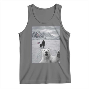 Nihilist Penguin Trump Hiking Mountains Tank Top Funny Polar Bear Selfie But Why TS14 Black Heather Print Your Wear