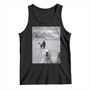 Nihilist Penguin Trump Hiking Mountains Tank Top Funny Polar Bear Selfie But Why TS14 Black Print Your Wear