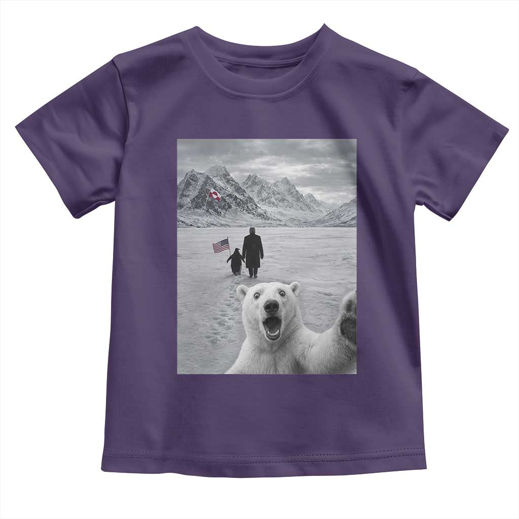 Nihilist Penguin Trump Hiking Mountains Toddler T Shirt Funny Polar Bear Selfie But Why TS14 Purple Print Your Wear