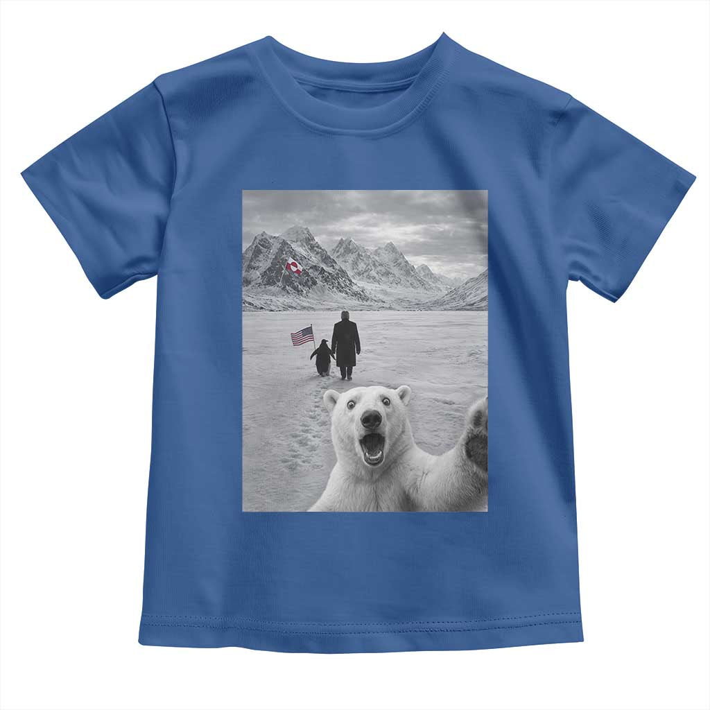 Nihilist Penguin Trump Hiking Mountains Toddler T Shirt Funny Polar Bear Selfie But Why TS14 Royal Blue Print Your Wear
