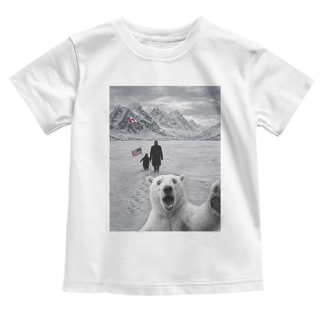 Nihilist Penguin Trump Hiking Mountains Toddler T Shirt Funny Polar Bear Selfie But Why TS14 White Print Your Wear