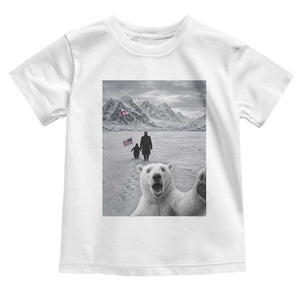 Nihilist Penguin Trump Hiking Mountains Toddler T Shirt Funny Polar Bear Selfie But Why TS14 White Print Your Wear