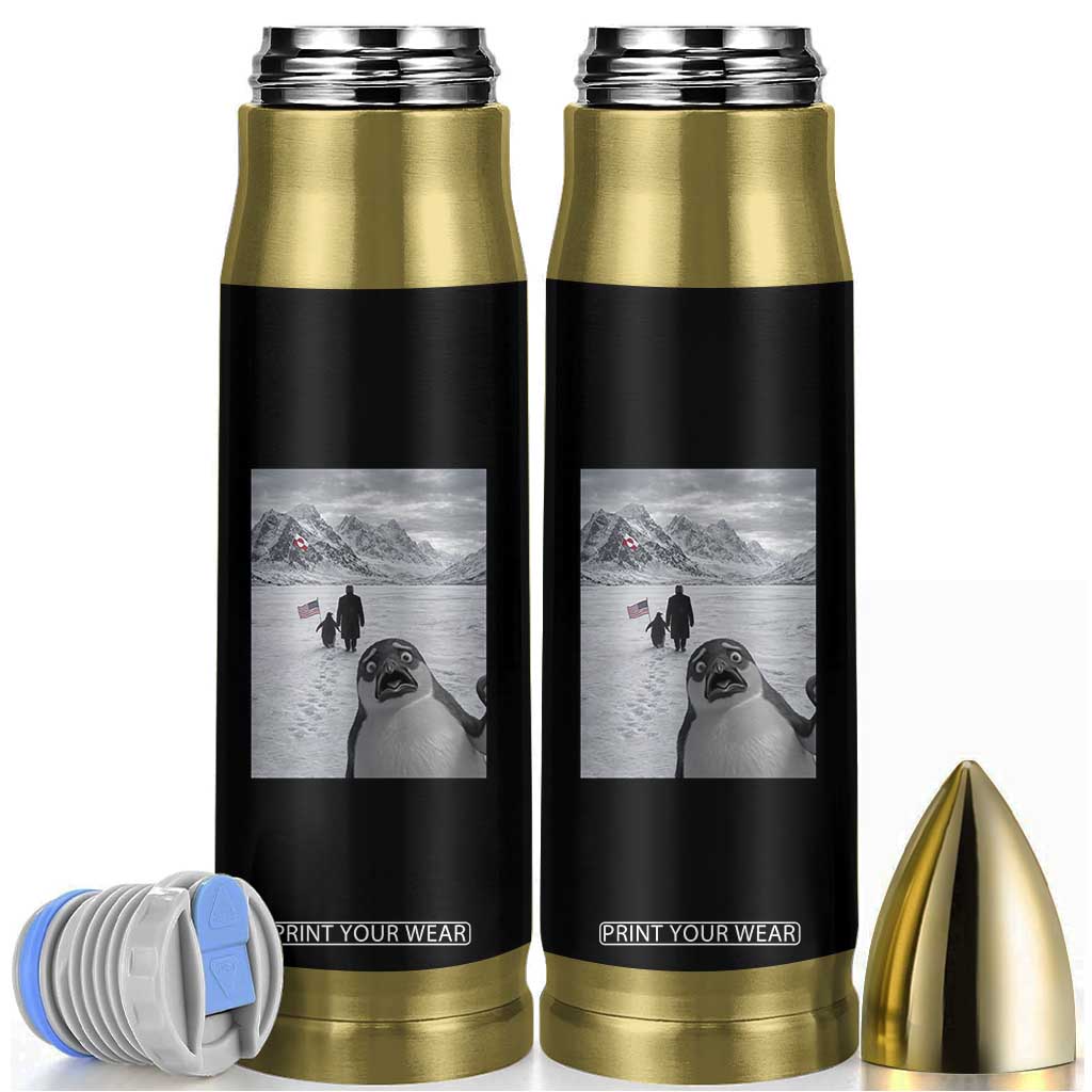 Nihilist Penguin Trump Hiking Mountains Bullet Tumbler Funny Penguin Selfie But Why TS14 Black Print Your Wear