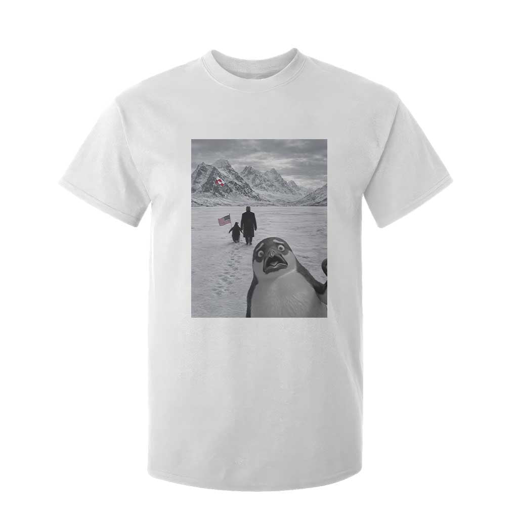Nihilist Penguin Trump Hiking Mountains T Shirt For Kid Funny Penguin Selfie But Why TS14 White Print Your Wear