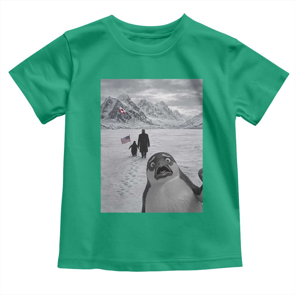 Nihilist Penguin Trump Hiking Mountains Toddler T Shirt Funny Penguin Selfie But Why TS14 Irish Green Print Your Wear