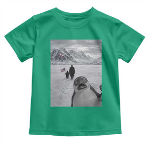 Nihilist Penguin Trump Hiking Mountains Toddler T Shirt Funny Penguin Selfie But Why TS14 Irish Green Print Your Wear