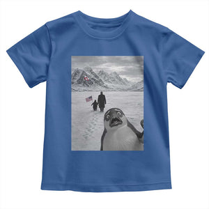 Nihilist Penguin Trump Hiking Mountains Toddler T Shirt Funny Penguin Selfie But Why TS14 Royal Blue Print Your Wear