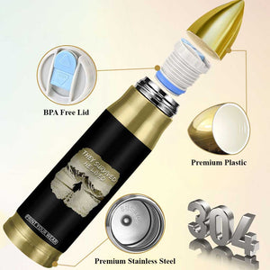 Nihilist Penguin Hiking Meme Bullet Tumbler They Survived He Lived TS14 Print Your Wear