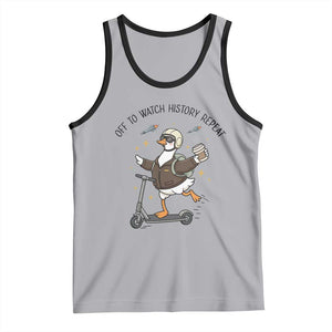 Funny Goose Support Freedom Meme Tank Top Off To Watch History Repart TS14 Athletic Heather Black Print Your Wear