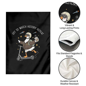Funny Goose Support Freedom Garden Flag Off To Watch History Repart TS14 Print Your Wear