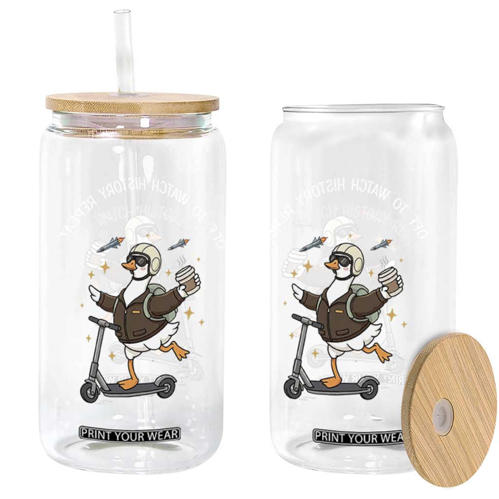 Funny Goose Support Freedom Glass Can Off To Watch History Repart TS14 Print Your Wear