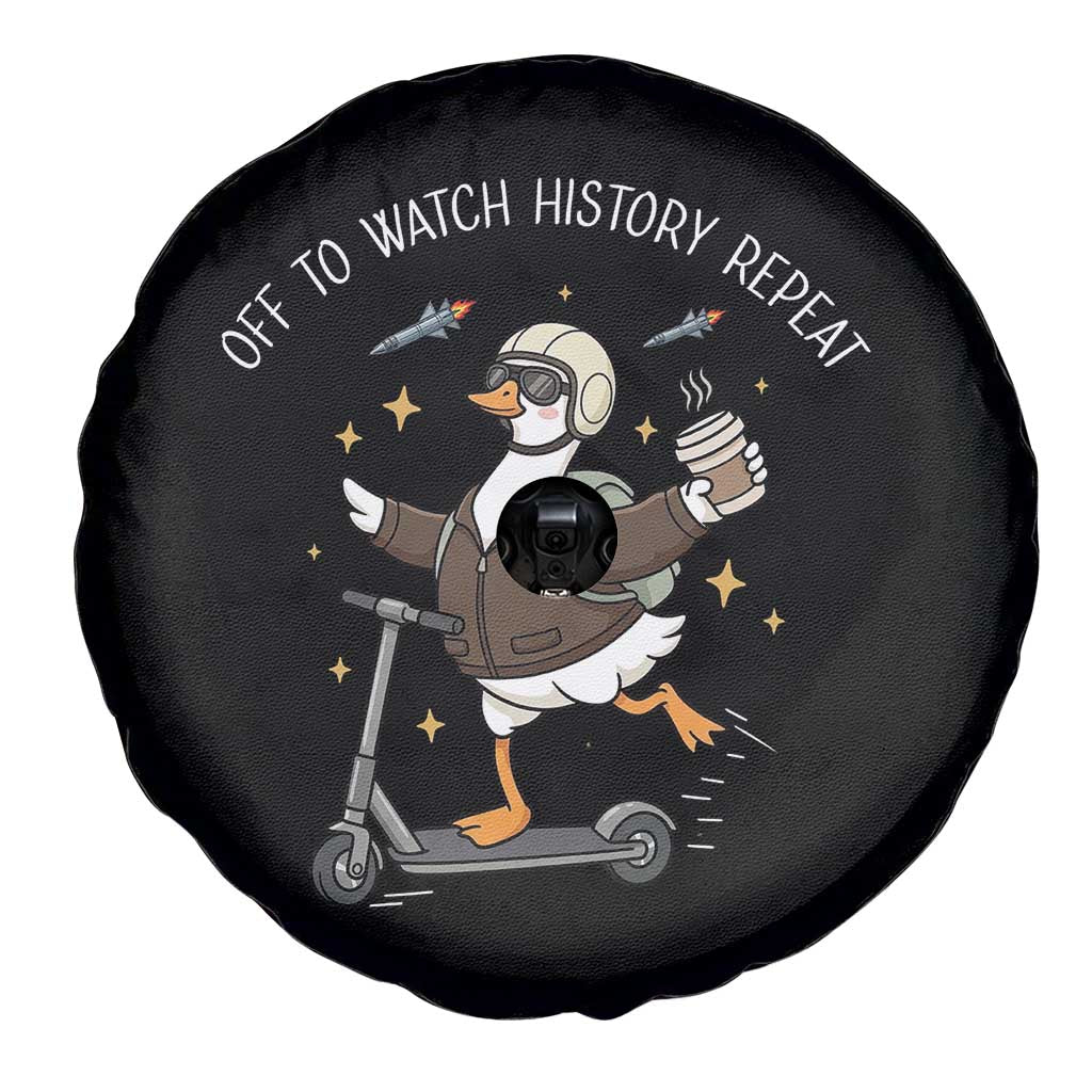 Funny Goose Support Freedom Spare Tire Cover Off To Watch History Repart TS14 Print Your Wear