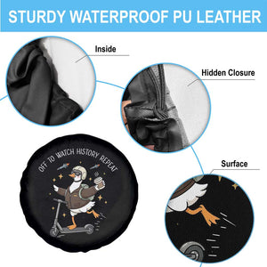 Funny Goose Support Freedom Spare Tire Cover Off To Watch History Repart TS14 Print Your Wear