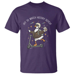 Funny Goose Support Freedom T Shirt Off To Watch History Repart TS14 Purple Print Your Wear