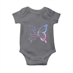 Blessed to Be Called Mom Grandma Great Grandma Baby Onesie Mama Butterfly Mother's Day Gift TS14 Charcoal Print Your Wear