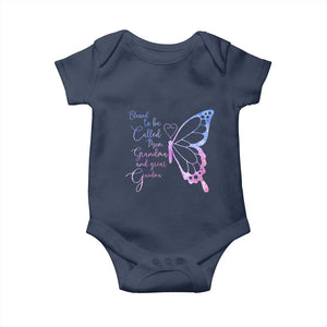 Blessed to Be Called Mom Grandma Great Grandma Baby Onesie Mama Butterfly Mother's Day Gift TS14 Navy Print Your Wear