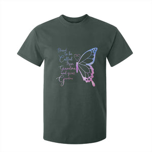 Blessed to Be Called Mom Grandma Great Grandma T Shirt For Kid Mama Butterfly Mother's Day Gift TS14 Dark Forest Green Print Your Wear