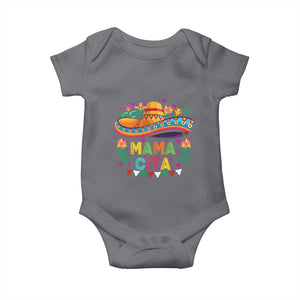 Mama Cita Baby Onesie Cinco De Mayo Mexican Mom Flower Sombrero TS14 Charcoal Print Your Wear