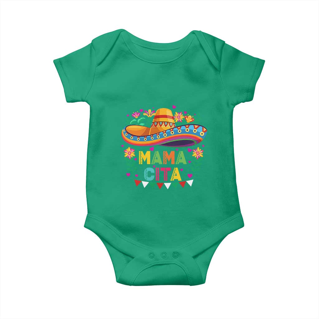 Mama Cita Baby Onesie Cinco De Mayo Mexican Mom Flower Sombrero TS14 Irish Green Print Your Wear