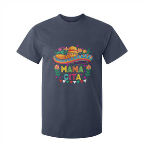 Mama Cita T Shirt For Kid Cinco De Mayo Mexican Mom Flower Sombrero TS14 Navy Print Your Wear