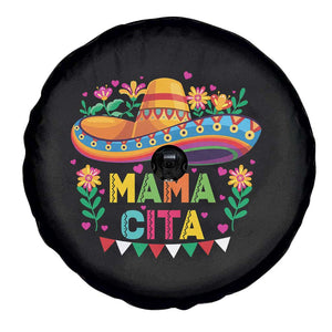 Mama Cita Spare Tire Cover Cinco De Mayo Mexican Mom Flower Sombrero TS14 Print Your Wear