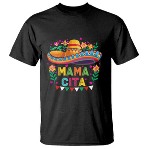 Mama Cita T Shirt Cinco De Mayo Mexican Mom Flower Sombrero TS14 Black Print Your Wear