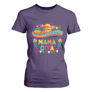 Mama Cita T Shirt For Women Cinco De Mayo Mexican Mom Flower Sombrero TS14 Purple Print Your Wear