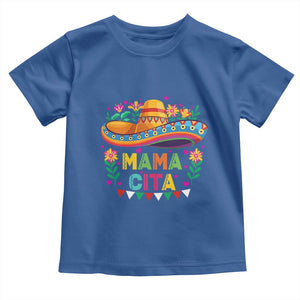 Mama Cita Toddler T Shirt Cinco De Mayo Mexican Mom Flower Sombrero TS14 Royal Blue Print Your Wear