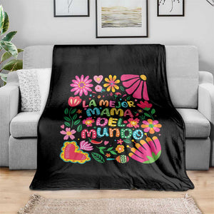 La Mejor Mama Del Mundo Throw Blanket Dia de las Madres Regalo Gift TS14 Print Your Wear