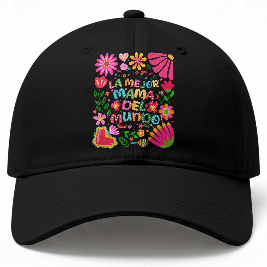 La Mejor Mama Del Mundo Baseball Cap Dia de las Madres Regalo Gift TS14 Print Your Wear