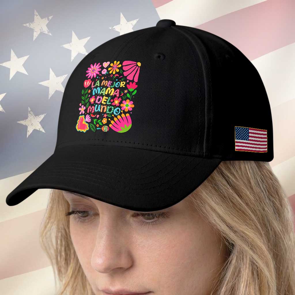 La Mejor Mama Del Mundo Baseball Cap Dia de las Madres Regalo Gift TS14 Print Your Wear