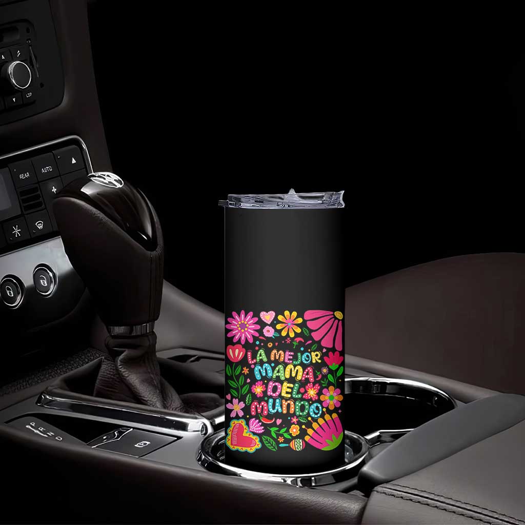 La Mejor Mama Del Mundo Skinny Tumbler Dia de las Madres Regalo Gift TS14 Print Your Wear