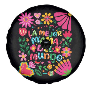 La Mejor Mama Del Mundo Spare Tire Cover Dia de las Madres Regalo Gift TS14 Print Your Wear