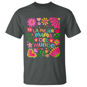 La Mejor Mama Del Mundo T Shirt Dia de las Madres Regalo Gift TS14 Dark Heather Print Your Wear