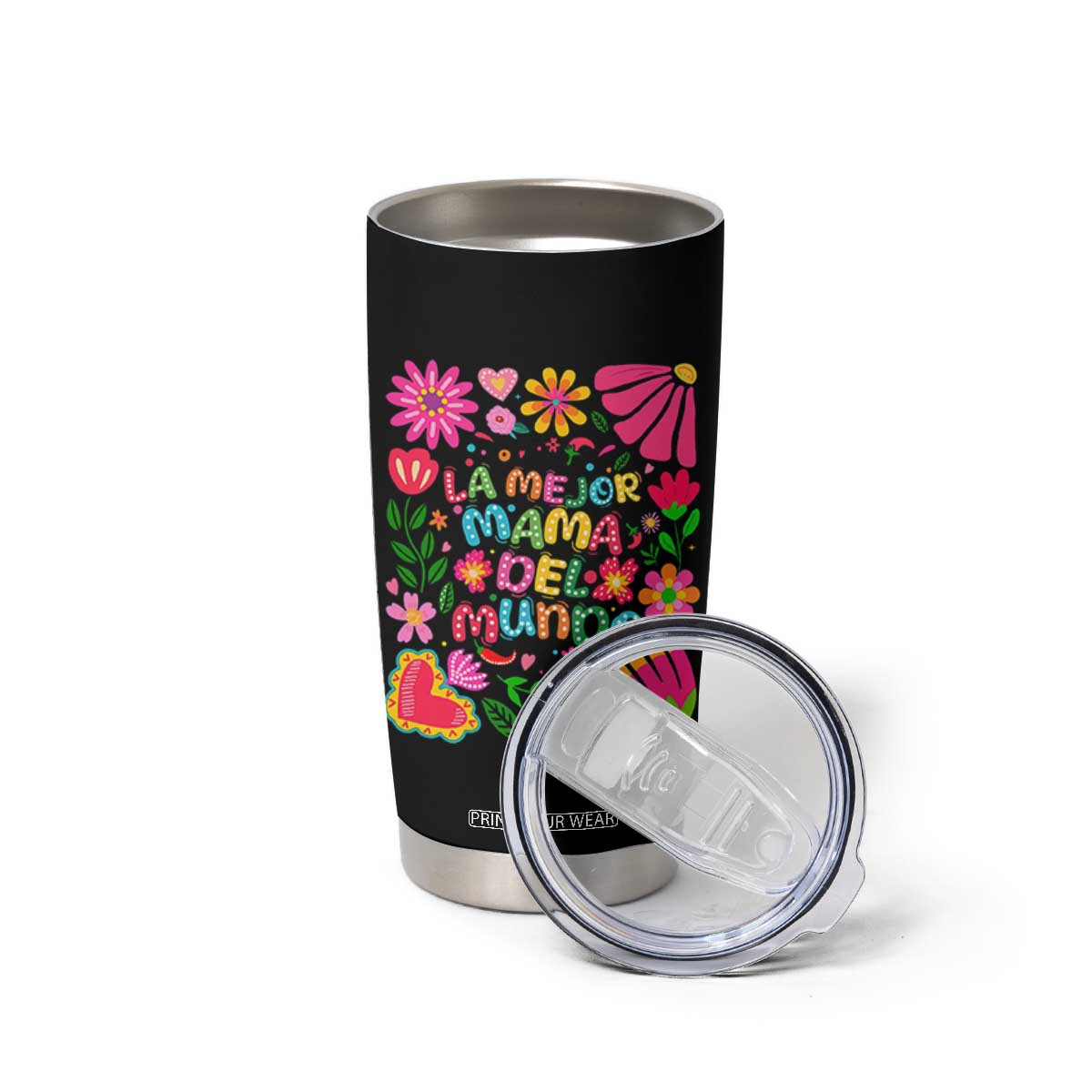 La Mejor Mama Del Mundo Tumbler Cup Dia de las Madres Regalo Gift TS14 Print Your Wear