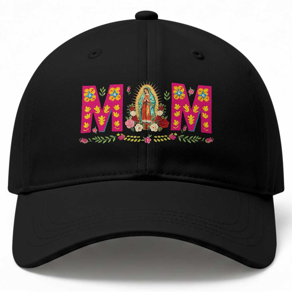 Virgen de Guadalupe Baseball Cap Mexican Heritage Mom Mother’s Day Gift TS14 Print Your Wear