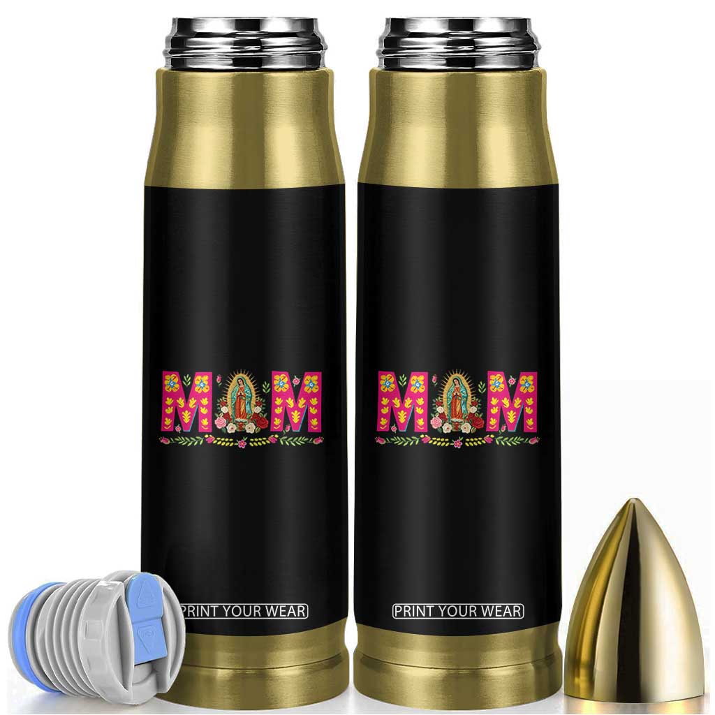 Virgen de Guadalupe Bullet Tumbler Mexican Heritage Mom Mother’s Day Gift TS14 Black Print Your Wear