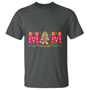 Virgen de Guadalupe T Shirt Mexican Heritage Mom Mother’s Day Gift TS14 Dark Heather Print Your Wear