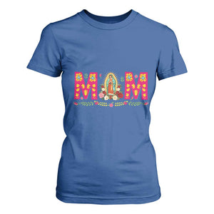 Virgen de Guadalupe T Shirt For Women Mexican Heritage Mom Mother’s Day Gift TS14 Royal Blue Print Your Wear