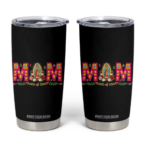 Virgen de Guadalupe Tumbler Cup Mexican Heritage Mom Mother’s Day Gift TS14 Black Print Your Wear