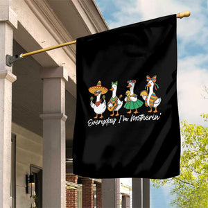 Everyday I'm Motherin Garden Flag Cinco De Mayo Silly Goose Fiesta TS14 Print Your Wear