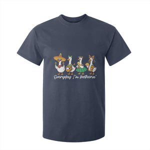 Everyday I'm Motherin T Shirt For Kid Cinco De Mayo Silly Goose Fiesta TS14 Navy Print Your Wear