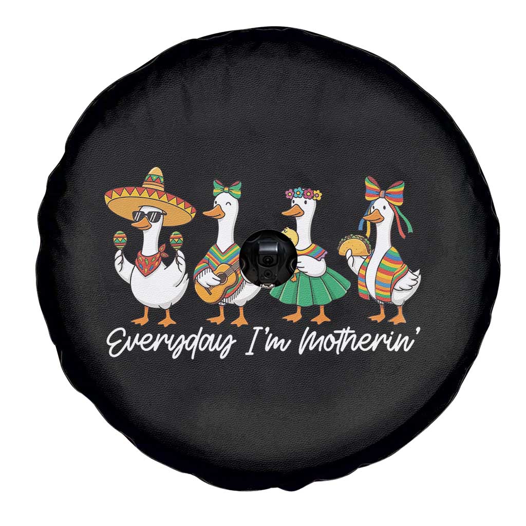 Everyday I'm Motherin Spare Tire Cover Cinco De Mayo Silly Goose Fiesta TS14 Print Your Wear