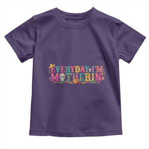 Every Day I'm Motherin Toddler T Shirt Cinco De Mayo Mexican Mom Gift TS14 Purple Print Your Wear