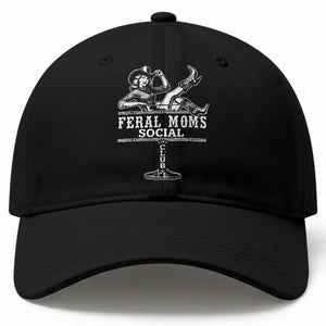 Feral Moms Social Club Baseball Cap Western Cowgirl Mom Mother’s Day Gift TS14 Print Your Wear