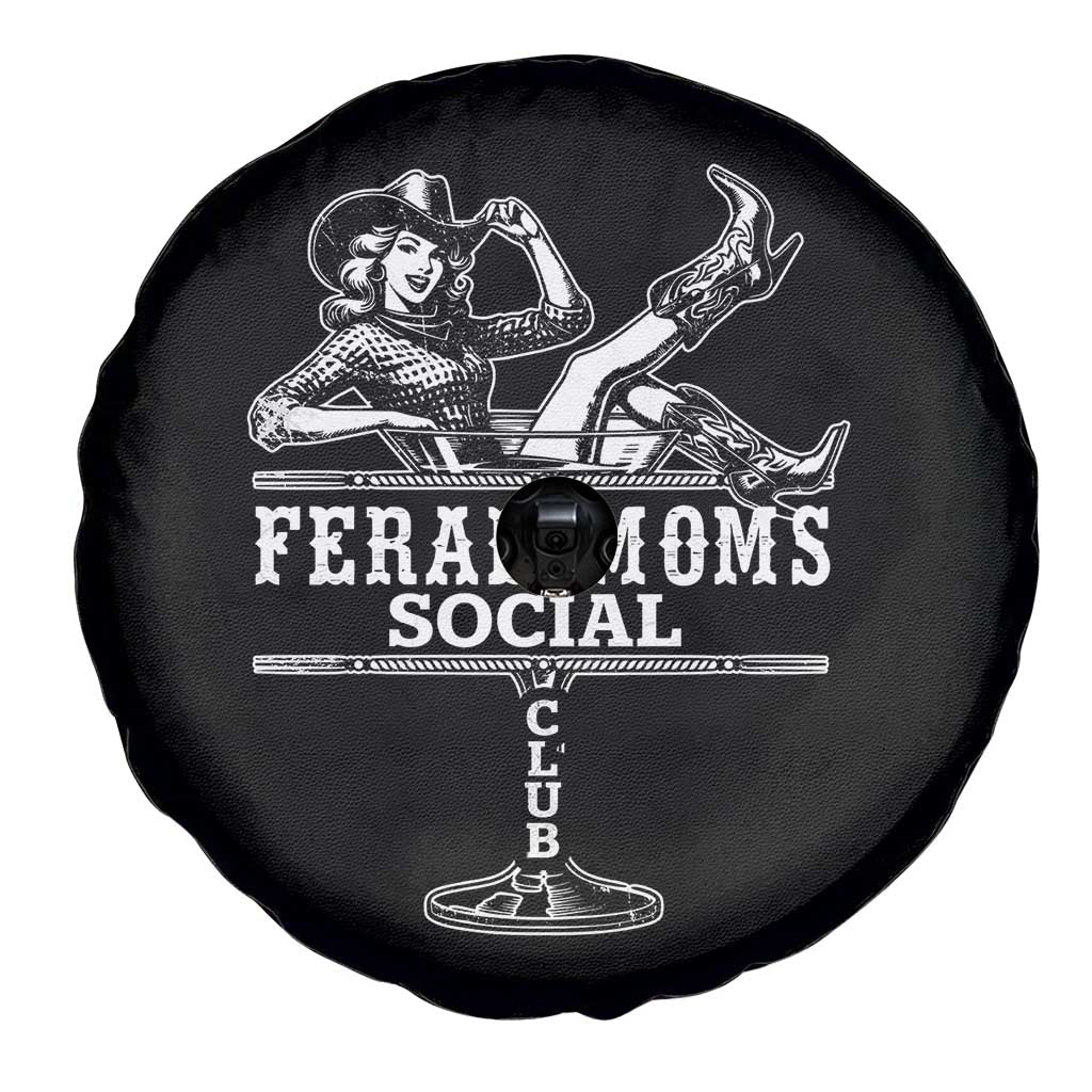 Feral Moms Social Club Spare Tire Cover Western Cowgirl Mom Mother’s Day Gift TS14 Print Your Wear