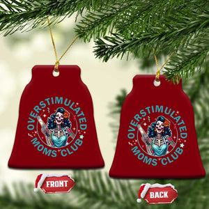 Overstimulated Moms Club Ceramic Ornament Neurodivergent Mom Mental Health TS14 Print Your Wear