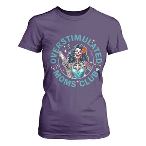 Overstimulated Moms Club T Shirt For Women Neurodivergent Mom Mental Health TS14 Purple Print Your Wear