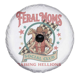 Feral Moms Social Club Spare Tire Cover Western Cowgirl Mom Mother’s Day TS14 Print Your Wear